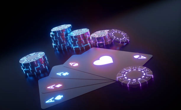 Roulette wheel spinning with ball in motion
